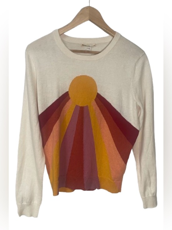 Marine Layer Sweaters - Marine Layer Sweater Women’s Small Sunset Icon Cotton Oatmeal New NWT Transition